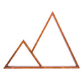 Woodpert triangle design wall hanging