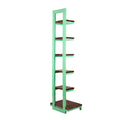 Woodpert Iron Stand With Wooden Slabs