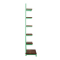 Woodpert Iron Stand With Wooden Slabs