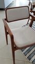 Woodpert Dining chairs with cushion on seat and back